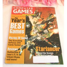Computer Game Magazine April 2000 Starlancer Blazing 3D Speed Battlezone II FA18
